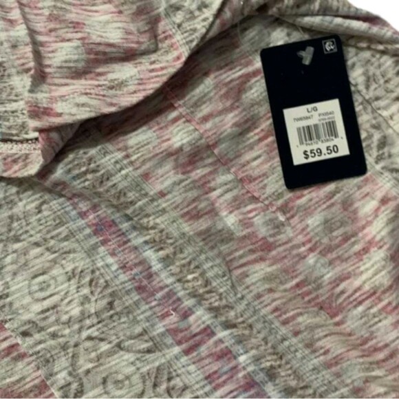 Lucky Brand Floral Boho Design Large Top NWT - Picture 2 of 2